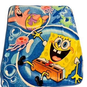 SpongeBob SquarePants & Patrick Throw Blanket 50"x60" 2010